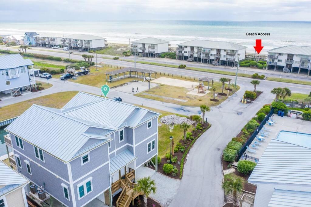 Villa Waterfront*Steps To Beach*Boat Launch*Kayaks*Pools Topsail Beach Exterior foto